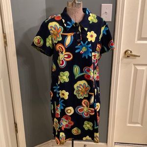 Flower power dress by John Roberts size 16